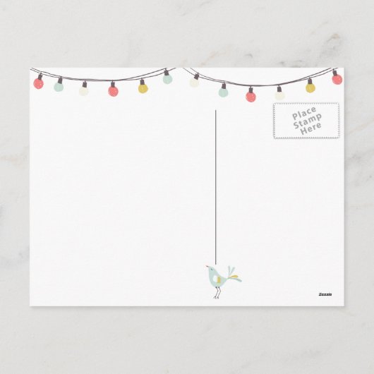 Warmste kerstman met stijl feestdagenkaart (Achterkant)