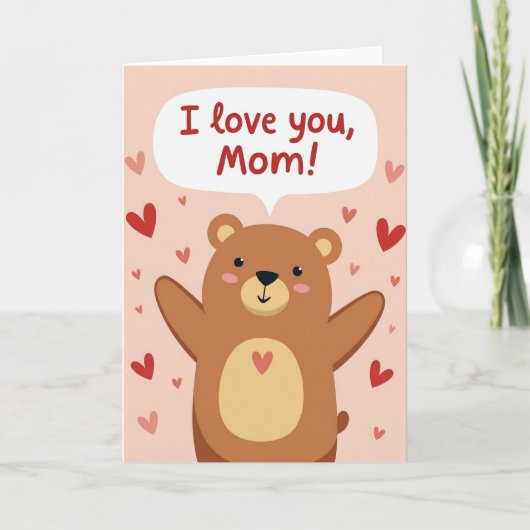 Warmste Knuffels Liefde Kaart (Voorkant)