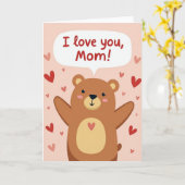 Warmste Knuffels Liefde Kaart (Gele Bloem)