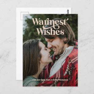 Warmste opmaakkaart voor Retro Type Post Briefkaart