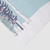 Warmste Wens Winter Vakantie Sneeuwman Weefselpapi Tissuepapier (Detail)