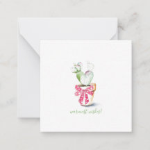 Warmste wensen Cacti Mini Kerstmis