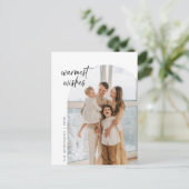 Warmste wensen, familiefoto, Arch Lijst Briefkaart (Staand voorkant)