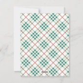 Warmste wensen Foto gespeeld Kerstmis Feestdagenkaart (Achterkant)