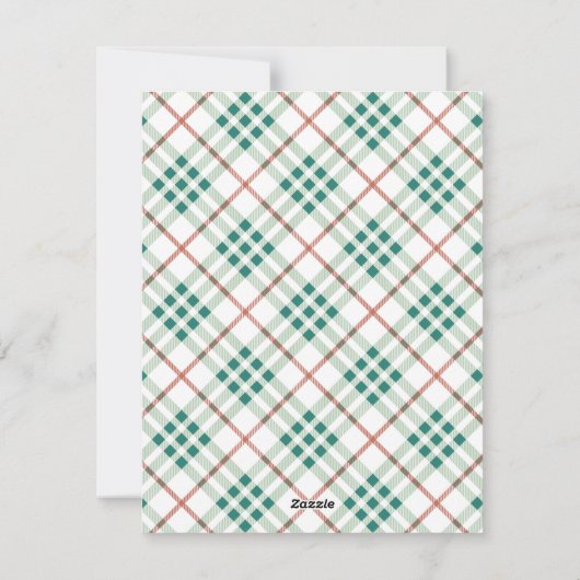 Warmste wensen Foto gespeeld Kerstmis Feestdagenkaart (Achterkant)