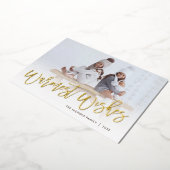 Warmste Wensen | Foto-overlay Folie Feestdagenkaart (Gedraaid)