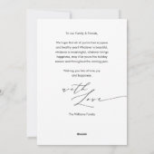 Warmste Wensen, Kerst Familie Foto Overlay Feestdagenkaart (Achterkant)