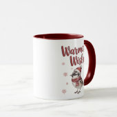 Warmste Wensen – Knus Wintervogel Mok (Voorkant rechts)