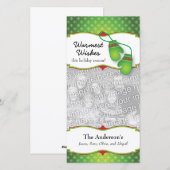 Warmste Wensen met de Kaart van de Foto van (Voorkant / Achterkant)