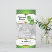 Warmste Wensen met de Kaart van de Foto van (Staand voorkant)