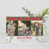 Warmste wensen met kerstcadeautjes Kaart (Staand voorkant)