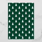 Warmste Wensen Script Green 6 Fotocollage Folie Feestdagenkaart (Achterkant)