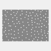 Warmste Wensen Sneeuw Bedekt Evergreen Tree Inpakpapier Vel (Voorkant 3)