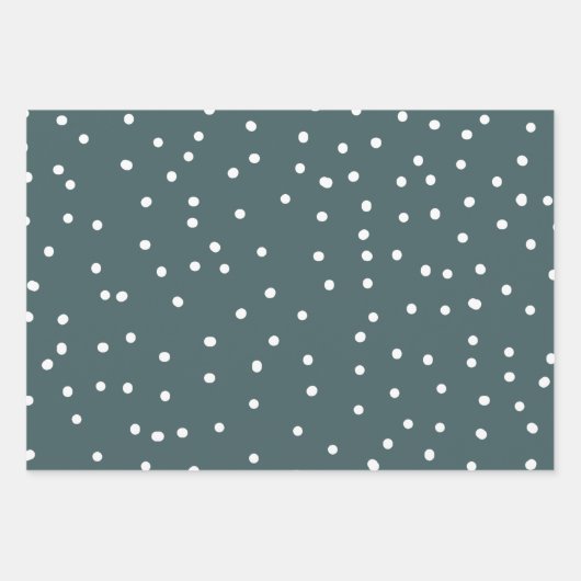 Warmste Wensen Sneeuw Bedekt Evergreen Tree Inpakpapier Vel (Voorkant 3)