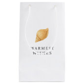 Warmste wensen strand moderne kerst klein cadeauzakje (Voorkant)