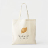Warmste wensen strand moderne kerst tote bag (Voorkant)