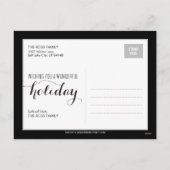 Warmste wensen Vakantie Fotokaart Briefkaart (Achterkant)