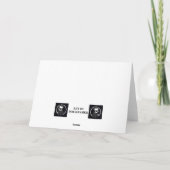 Warmste Wensen voor een Vrolijke Kerstmis Kaart (Achterkant)