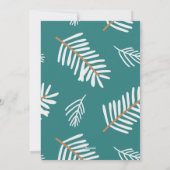 Warmste wensen voor familie met kerstfeest feestdagenkaart (Achterkant)