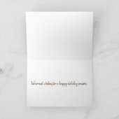 Warmste wensen warme chocolade Cacaowinterfeestdag Feestdagen Kaart (Binnen)