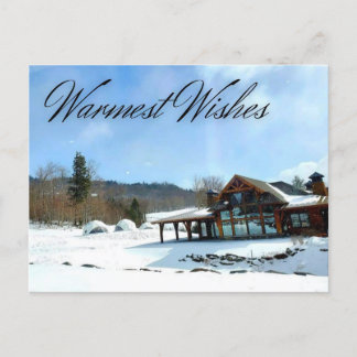Warmste Wensen Winter Briefkaart