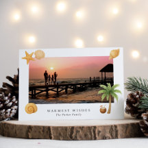 Warmste Wishes Strandfoto Moderne Kerst