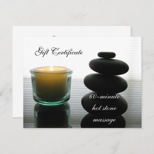 Warmsteenmassaattest II (Voorkant / Achterkant)