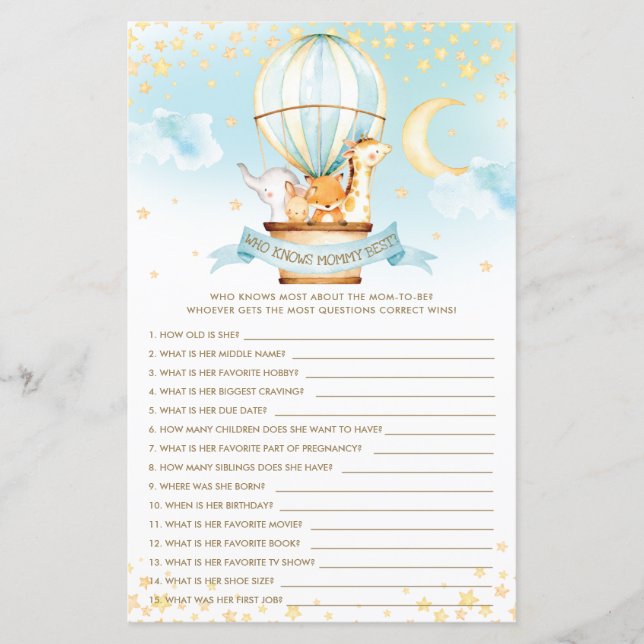 Warmte ballondieren die mammie het beste spel kenn (Voorkant)