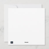 Warmte en vreugde voor 2025 feestdagenkaart (Achterkant)