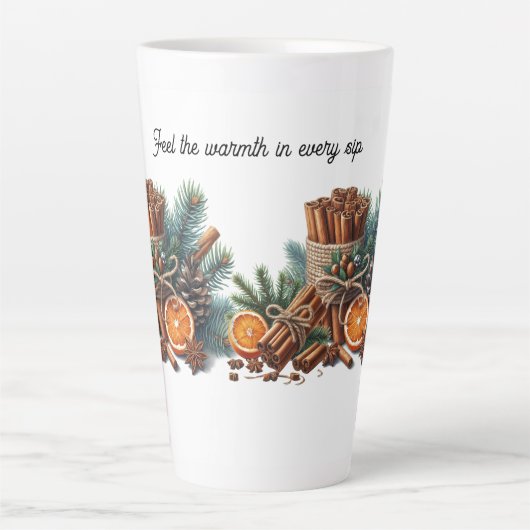 Warmte in elke slok Feestelijke Mok van vreugde (Voorkant)