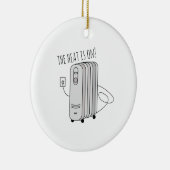 Warmte is ingeschakeld keramisch ornament (Rechts)