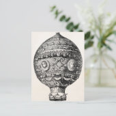  Warmte-luchtballonreactorwagens Oude luchtballonn Briefkaart (Staand voorkant)