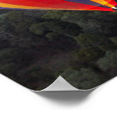 Warmte-luchtballonvaren over de Mara Poster (Hoek)