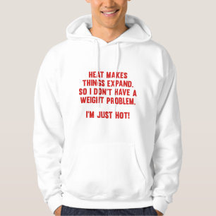 Warmte maakt dingen expanderen hoodie