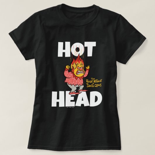 Warmte Miser Heet Hoofd T-shirt (Design voorkant)