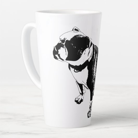 Warmte terwijl je wacht latte mok (Linkerhoek)
