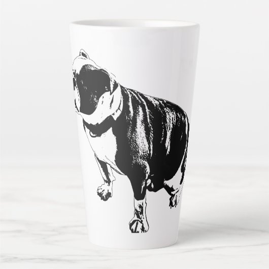 Warmte terwijl je wacht latte mok (Voorkant)