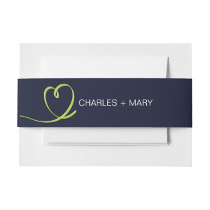 Warmte & tropische bladeren en bloemen uitnodigingen wikkel