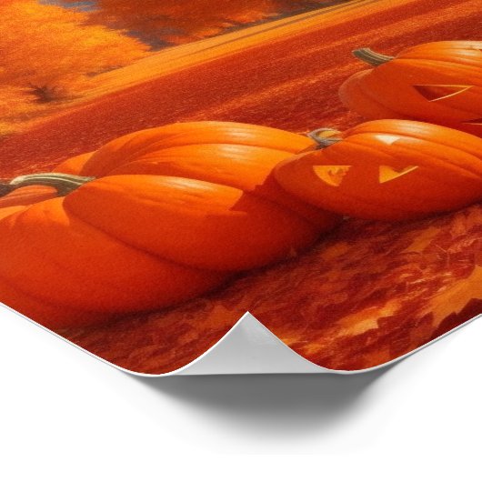 Warmte van de herfst poster (Hoek)