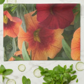 Warmte van de zonnebloem theedoek (Gevouwen)