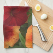 Warmte van de zonnebloem theedoek (Quarter Fold)