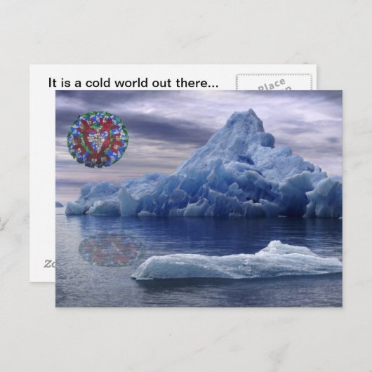 Warmte van de zoon briefkaart (Voorkant / Achterkant)