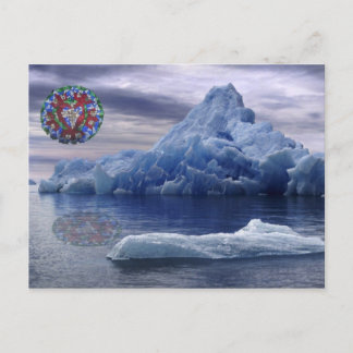 Warmte van de zoon briefkaart