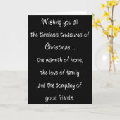 "WARMTE VAN THUIS, LIEFDE VOOR FAMILIE / VRIENDEN" KAART (Gele Bloem)