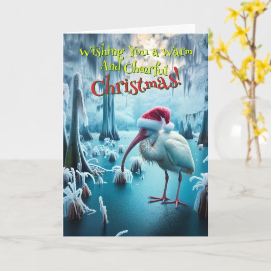 Warmte voor kerst Wenskaart Kaart (Gele Bloem)