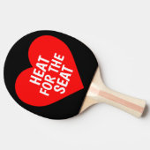 WARMTE VOOR ZITPLAATS VALENTIJN PONG PADDLE TAFELTENNISBATJE (Zijkant)