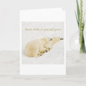 Warmte wensen 6545 feestdagen kaart (Voorkant)