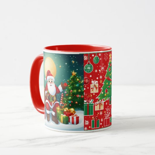 "Warmte wensen in elke slok" Mok (Voorkant links)