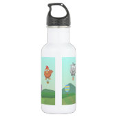 Warmteballonvaarders Waterfles (Achterkant)