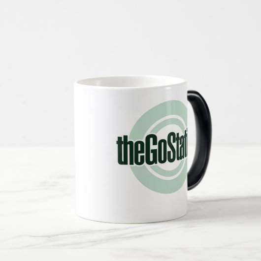 Warmtegevoelige logo mok (Voorkant rechts)